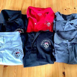 South Kent School uniform polo shirts Cardinal Dress  (size medium)